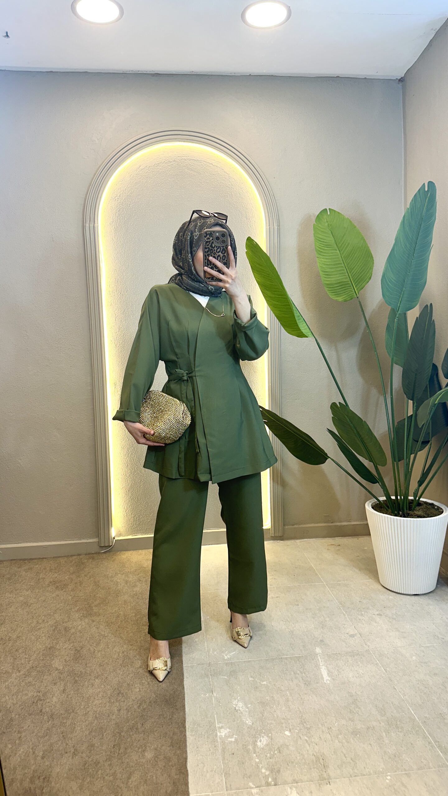 piraye baglamali ikili takim yesil